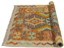 Load image into Gallery viewer, 117x85  CM Autentio kilim originale fatto a mano Stile classico - Facile da pulire
