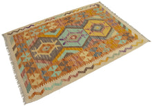 Load image into Gallery viewer, 117x85  CM Autentio kilim originale fatto a mano Stile classico - Facile da pulire
