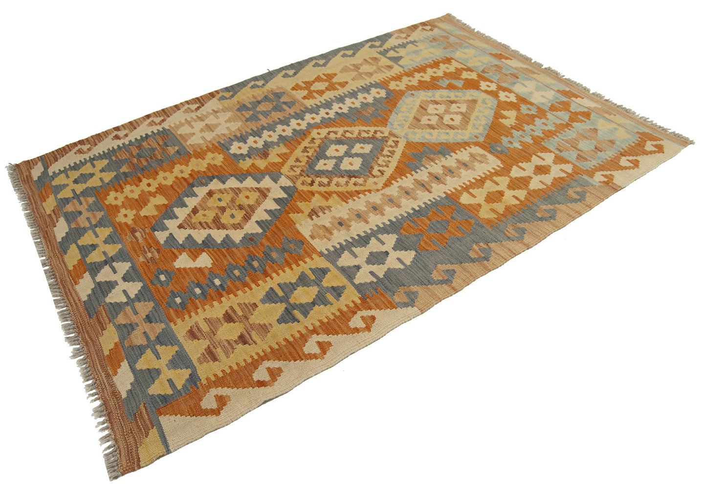 150x102 CM Autentio kilim originale fatto a mano Stile classico - Facile da pulire