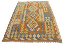 Load image into Gallery viewer, 150x102 CM Autentio kilim originale fatto a mano Stile classico - Facile da pulire
