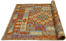 Carica l'immagine nel visualizzatore di Gallery, 147x102 CM Autentio kilim originale fatto a mano Stile classico - Facile da pulire
