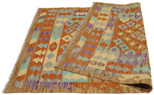 Load image into Gallery viewer, 147x102 CM Autentio kilim originale fatto a mano Stile classico - Facile da pulire
