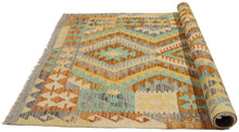 Carica l'immagine nel visualizzatore di Gallery, 150x100CM Autentio kilim originale fatto a mano Stile classico - Facile da pulire
