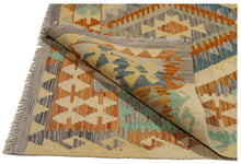 Carica l'immagine nel visualizzatore di Gallery, 150x100CM Autentio kilim originale fatto a mano Stile classico - Facile da pulire
