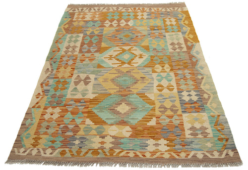147x100 CM Autentio kilim originale fatto a mano Stile classico - Facile da pulire