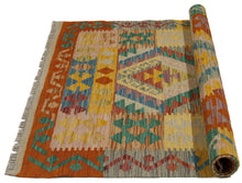 Load image into Gallery viewer, 140x97 CM Autentio kilim originale fatto a mano Stile classico - Facile da pulire
