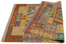 Carica l&#39;immagine nel visualizzatore di Gallery, 140x97 CM Autentio kilim originale fatto a mano Stile classico - Facile da pulire
