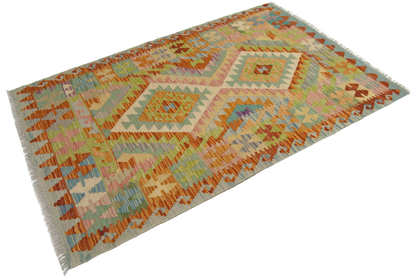 146x96 CM Autentio kilim originale fatto a mano Stile classico - Facile da pulire