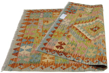 Carica l'immagine nel visualizzatore di Gallery, 146x96 CM Autentio kilim originale fatto a mano Stile classico - Facile da pulire
