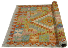 Carica l'immagine nel visualizzatore di Gallery, 146x96 CM Autentio kilim originale fatto a mano Stile classico - Facile da pulire
