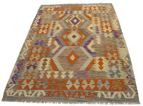 167x111 CM Autentio kilim originale fatto a mano Stile classico - Facile da pulire