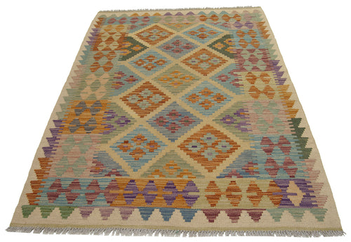 150x102 CM Autentio kilim originale fatto a mano Stile classico - Facile da pulire