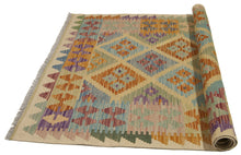 Load image into Gallery viewer, 150x102 CM Autentio kilim originale fatto a mano Stile classico - Facile da pulire
