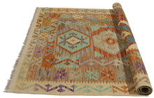 Carica l'immagine nel visualizzatore di Gallery, 153x103 CM Autentio kilim originale fatto a mano Stile classico - Facile da pulire
