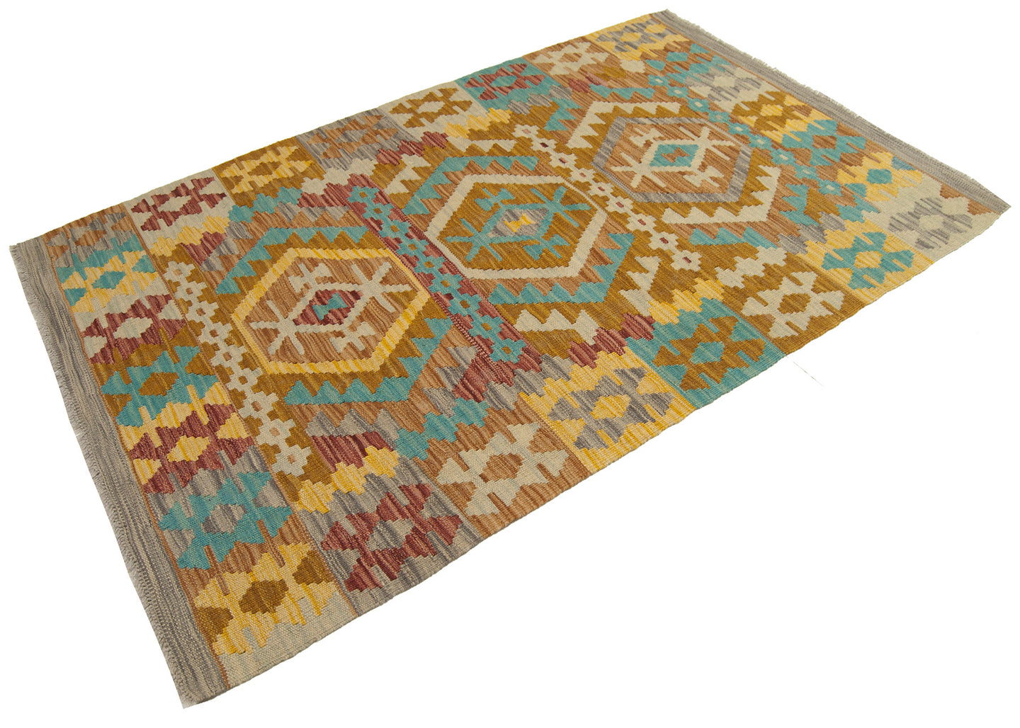 150x100 CM Autentio kilim originale fatto a mano Stile classico - Facile da pulire