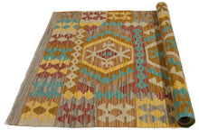 Carica l'immagine nel visualizzatore di Gallery, 150x100 CM Autentio kilim originale fatto a mano Stile classico - Facile da pulire
