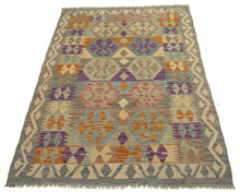 Carica l'immagine nel visualizzatore di Gallery, 160x100 CM Autentio kilim originale fatto a mano Stile classico - Facile da pulire
