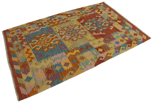 150x102 CM Autentio kilim originale fatto a mano Stile classico - Facile da pulire