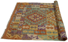 Carica l'immagine nel visualizzatore di Gallery, 160x102 CM Autentio kilim originale fatto a mano Stile classico Facile da pulire
