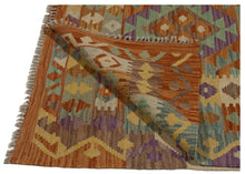 Carica l'immagine nel visualizzatore di Gallery, 160x102 CM Autentio kilim originale fatto a mano Stile classico Facile da pulire
