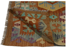 Carica l'immagine nel visualizzatore di Gallery, 147x103 CM Autentio kilim originale fatto a mano Stile classico Facile da pulire
