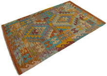 Load image into Gallery viewer, 150x97 CM Autentio kilim originale fatto a mano Stile classico Facile da pulire
