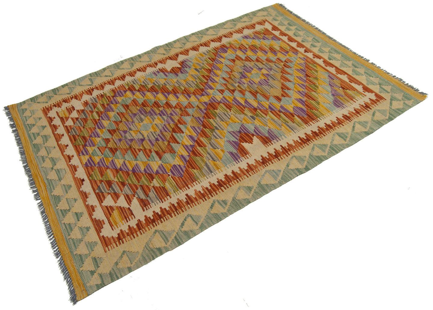 150x100 CM Autentio kilim originale fatto a mano Stile classico - Facile da pulire