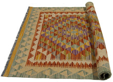 Load image into Gallery viewer, 150x100 CM Autentio kilim originale fatto a mano Stile classico - Facile da pulire
