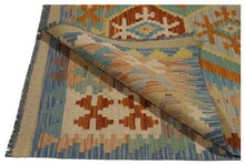 Carica l'immagine nel visualizzatore di Gallery, 152x100 CM Autentio kilim originale fatto a mano Stile classico Facile da pulire
