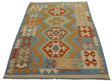 Carica l'immagine nel visualizzatore di Gallery, 152x100 CM Autentio kilim originale fatto a mano Stile classico Facile da pulire
