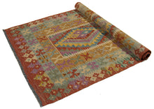 Lade das Bild in den Galerie-Viewer, 156x97 CM Autentio kilim originale fatto a mano Stile classico Facile da pulire
