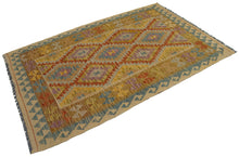 Lade das Bild in den Galerie-Viewer, 157x102 CM Autentio kilim originale fatto a mano Stile classico Facile da pulire
