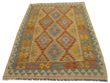 Carica l&#39;immagine nel visualizzatore di Gallery, 157x102 CM Autentio kilim originale fatto a mano Stile classico Facile da pulire
