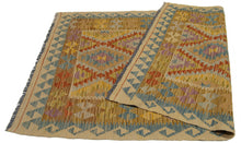 Lade das Bild in den Galerie-Viewer, 157x102 CM Autentio kilim originale fatto a mano Stile classico Facile da pulire
