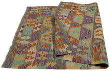 Carica l&#39;immagine nel visualizzatore di Gallery, 150x105 CM Autentio kilim originale fatto a mano Stile classico Facile da pulire
