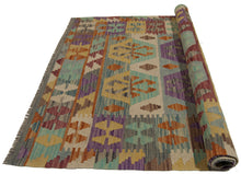 Carica l&#39;immagine nel visualizzatore di Gallery, 150x105 CM Autentio kilim originale fatto a mano Stile classico Facile da pulire
