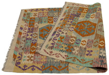 Carica l'immagine nel visualizzatore di Gallery, 150x100 CM Autentio kilim originale fatto a mano Stile classico - Facile da pulire
