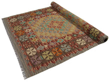Lade das Bild in den Galerie-Viewer, 160x103 CM Autentio kilim originale fatto a mano Stile classico Facile da pulire
