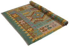 Lade das Bild in den Galerie-Viewer, 152x102 CM Autentio kilim originale fatto a mano Stile classico Facile da pulire
