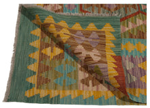 Load image into Gallery viewer, 152x102 CM Autentio kilim originale fatto a mano Stile classico Facile da pulire
