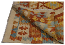 Carica l'immagine nel visualizzatore di Gallery, 145x102 CM Autentio kilim originale fatto a mano Stile classico Facile da pulire
