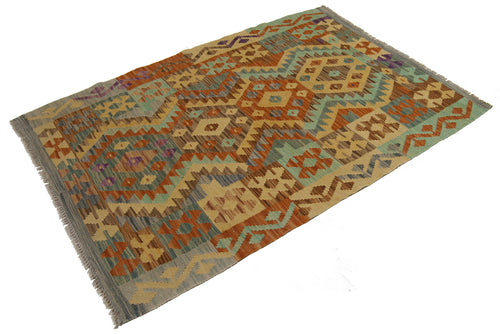 150x100 CM Autentio kilim originale fatto a mano Stile classico - Facile da pulire