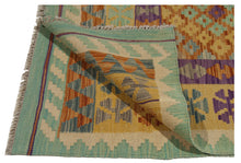 Lade das Bild in den Galerie-Viewer, 157x103 CM Autentio kilim originale fatto a mano Stile classico Facile da pulire

