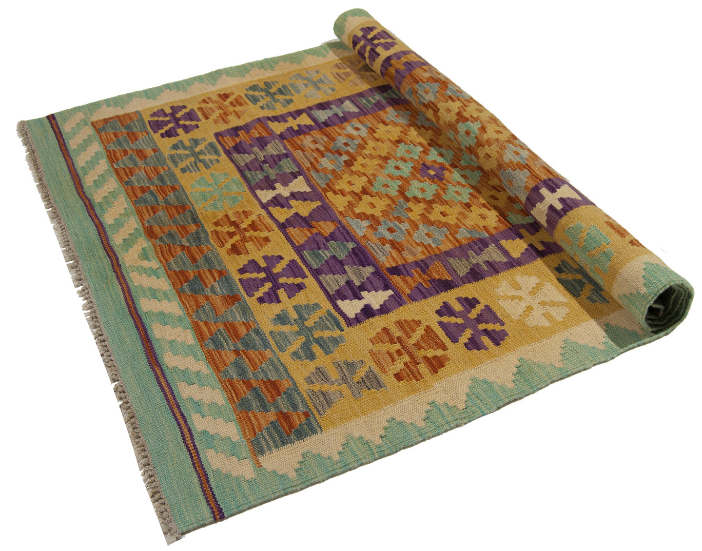 157x103 CM Autentio kilim originale fatto a mano Stile classico Facile da pulire