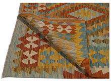 Carica l'immagine nel visualizzatore di Gallery, 163x102 CM Autentio kilim originale fatto a mano Stile classico Facile da pulire

