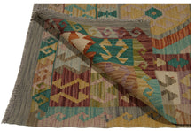 Carica l'immagine nel visualizzatore di Gallery, 152x105 CM Autentio kilim originale fatto a mano Stile classico Facile da pulire

