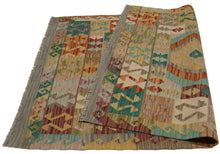 Carica l'immagine nel visualizzatore di Gallery, 152x105 CM Autentio kilim originale fatto a mano Stile classico Facile da pulire
