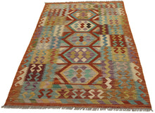 Load image into Gallery viewer, 155x100 CM Autentio kilim originale fatto a mano Stile classico Facile da pulire
