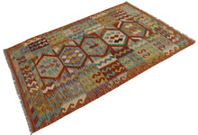 Load image into Gallery viewer, 155x100 CM Autentio kilim originale fatto a mano Stile classico Facile da pulire
