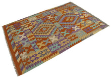 Load image into Gallery viewer, 175x120 CM Autentio kilim originale fatto a mano Stile classico Facile da pulire
